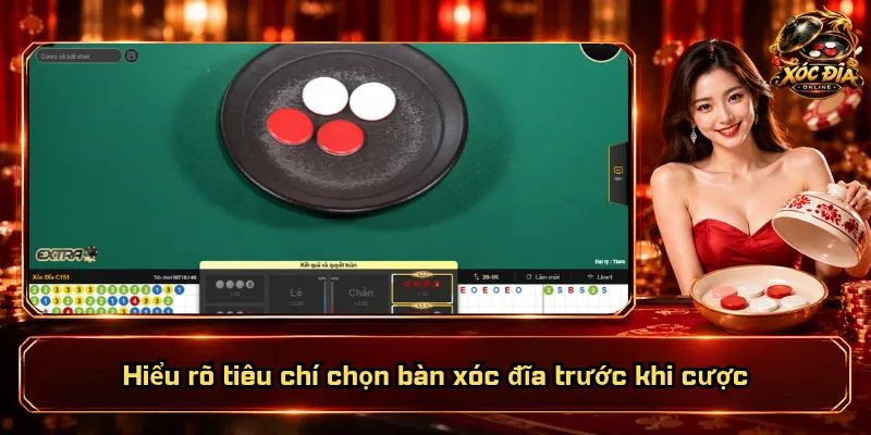 Tiêu Chí Chọn Bàn Xóc Đĩa – 5 Điểm Cần Xem Để Tránh Sai Lầm 1 Hiểu rõ tiêu chí chọn bàn xóc đĩa trước khi cược