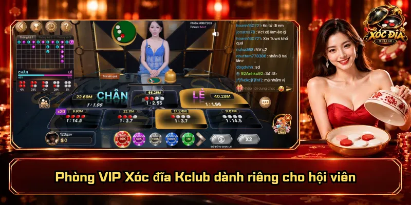 Xóc Đĩa Kclub – Nền Tảng Vững Vàng, Giải Trí Rộn Ràng 5 Phòng VIP Xóc đĩa Kclub dành riêng cho hội viên