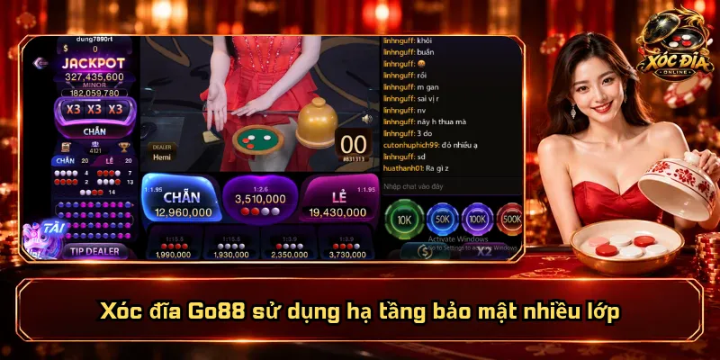 Xóc Đĩa Go88 – Sảnh Chơi Quy Mô, Ưu Đãi Sôi Động 4 Xóc đĩa Go88 sử dụng hạ tầng bảo mật nhiều lớp