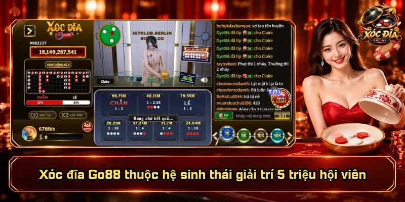 Xóc Đĩa Go88 – Sảnh Chơi Quy Mô, Ưu Đãi Sôi Động 1 Xóc đĩa Go88 thuộc hệ sinh thái giải trí 5 triệu hội viên
