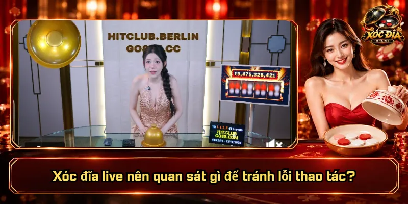 Xóc Đĩa Live Nên Quan Sát Gì? Đâu Là Chi Tiết Đáng Chú Ý? 5 Xóc đĩa live nên quan sát gì để tránh lỗi thao tác?