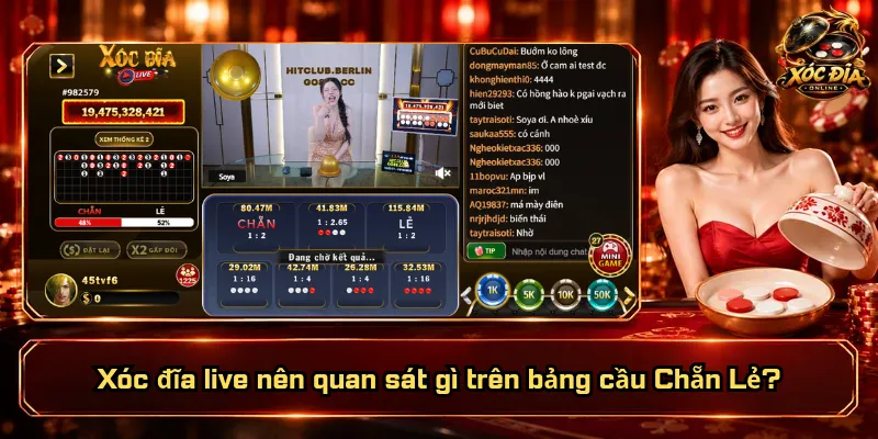 Xóc Đĩa Live Nên Quan Sát Gì? Đâu Là Chi Tiết Đáng Chú Ý? 4 Xóc đĩa live nên quan sát gì trên bảng cầu Chẵn Lẻ?