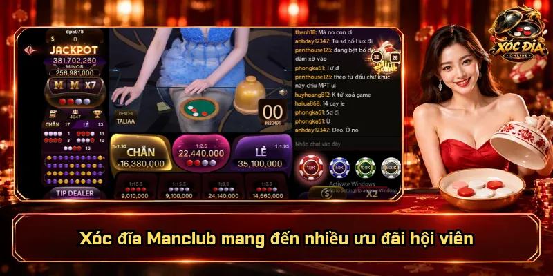 Xóc Đĩa Manclub – Thương Hiệu Vững Vàng, Ưu Đãi Ngập Tràn 4 Xóc đĩa Manclub mang đến nhiều ưu đãi hội viên