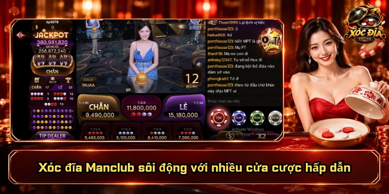 Xóc Đĩa Manclub – Thương Hiệu Vững Vàng, Ưu Đãi Ngập Tràn 2 Xóc đĩa Manclub sôi động với nhiều cửa cược hấp dẫn
