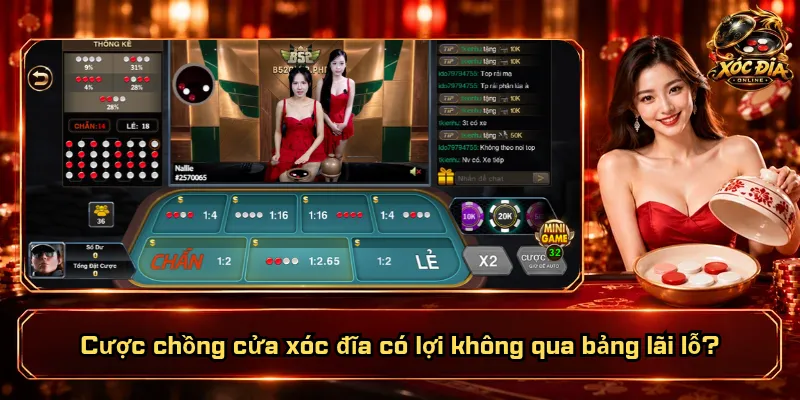 Cược Chồng Cửa Xóc Đĩa Có Lợi Không? Lãi Đâu, Lỗ Chỗ Nào? 2 Cược chồng cửa xóc đĩa có lợi không qua bảng lãi lỗ?