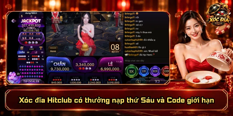 Xóc Đĩa Hitclub – Bàn Chơi Đa Dạng, Trải Nghiệm Đã Mắt 5 Xóc đĩa Hitclub có thưởng nạp thứ Sáu và Code giới hạn