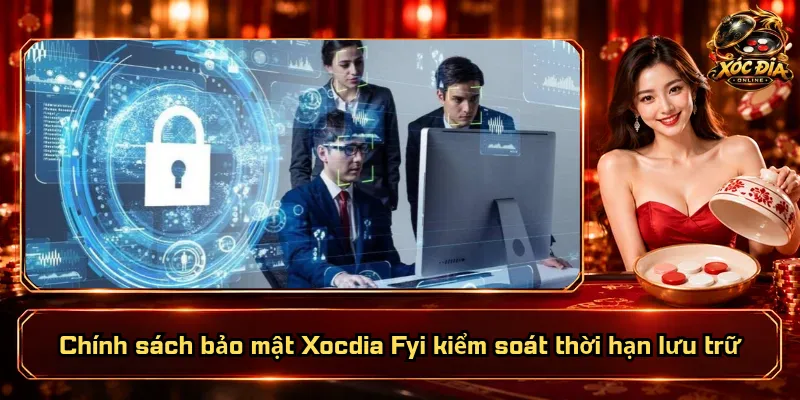 Chính Sách Bảo Mật Xocdia Fyi – Minh Bạch, Quyền Lợi Rành Mạch 4 Chính sách bảo mật Xocdia Fyi kiểm soát thời hạn lưu trữ